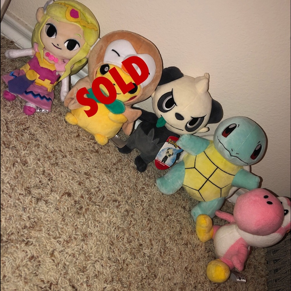 COPY - COLLECTABLE GAMER PLUSHIES! ZELDA, YOSHI, …